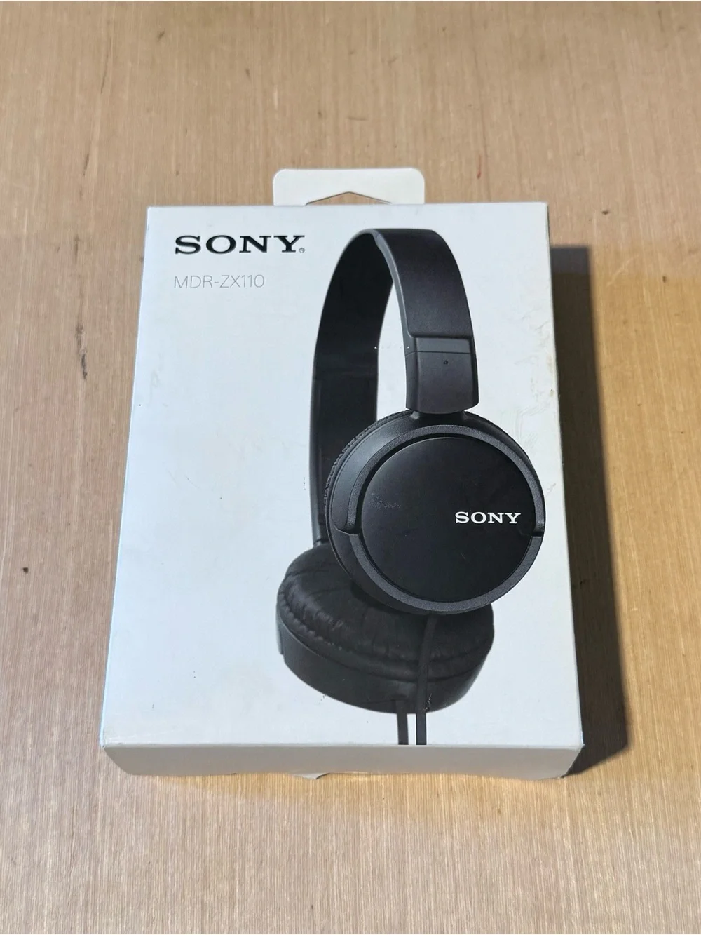 Sony MDR‑ZX110 Brand New Wired On‑Ear Headphones Black Read Description Below!